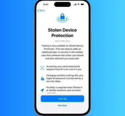 中山苹果授权维修店分享被盗设备保护功能开启方法 