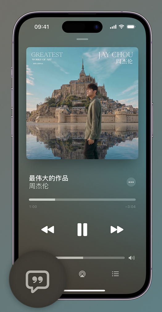 中山iphone维修分享如何在iPhone上使用Apple Music全新唱歌功能 