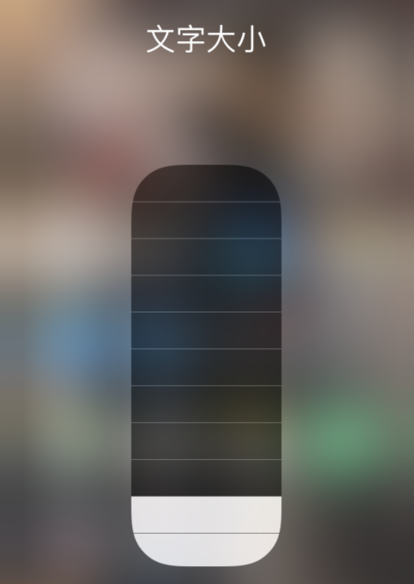 中山苹果手机维修分享小技巧：在 iPhone 控制中心快速调节字体大小 